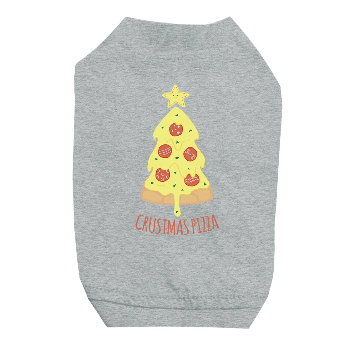 Crustmas Pizza Pet Shirt for Small Dogs