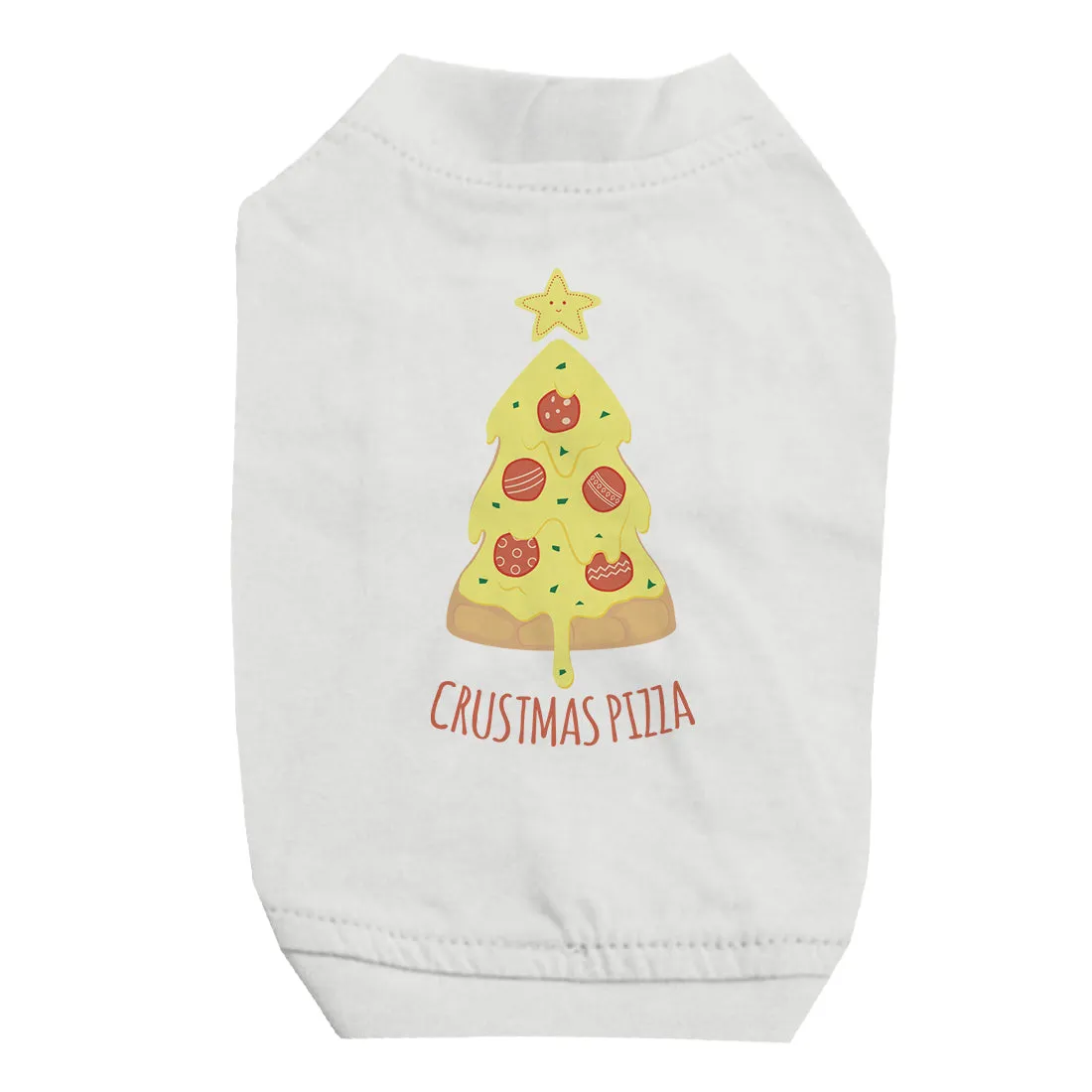 Crustmas Pizza Pet Shirt for Small Dogs