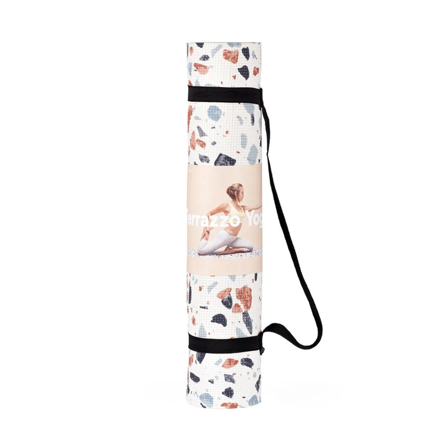 doiy | yoga mat | terrazzo white ~ DC