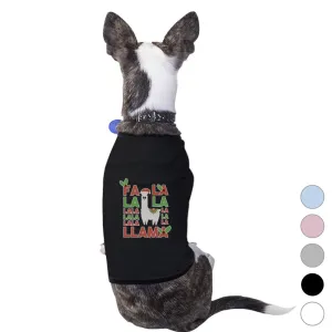 Falala Llama Pet Shirt for Small Dogs Funny Dog Lover X-mas Gifts