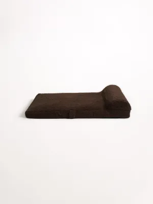 Faux Fur Pet Bed - Coffee