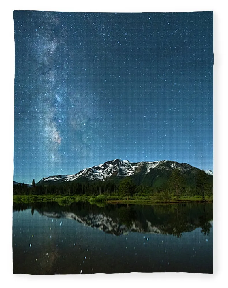 Milkyway Over Tallac By Brad Scott - Blanket