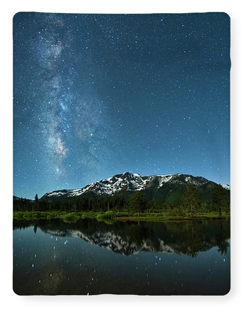 Milkyway Over Tallac By Brad Scott - Blanket