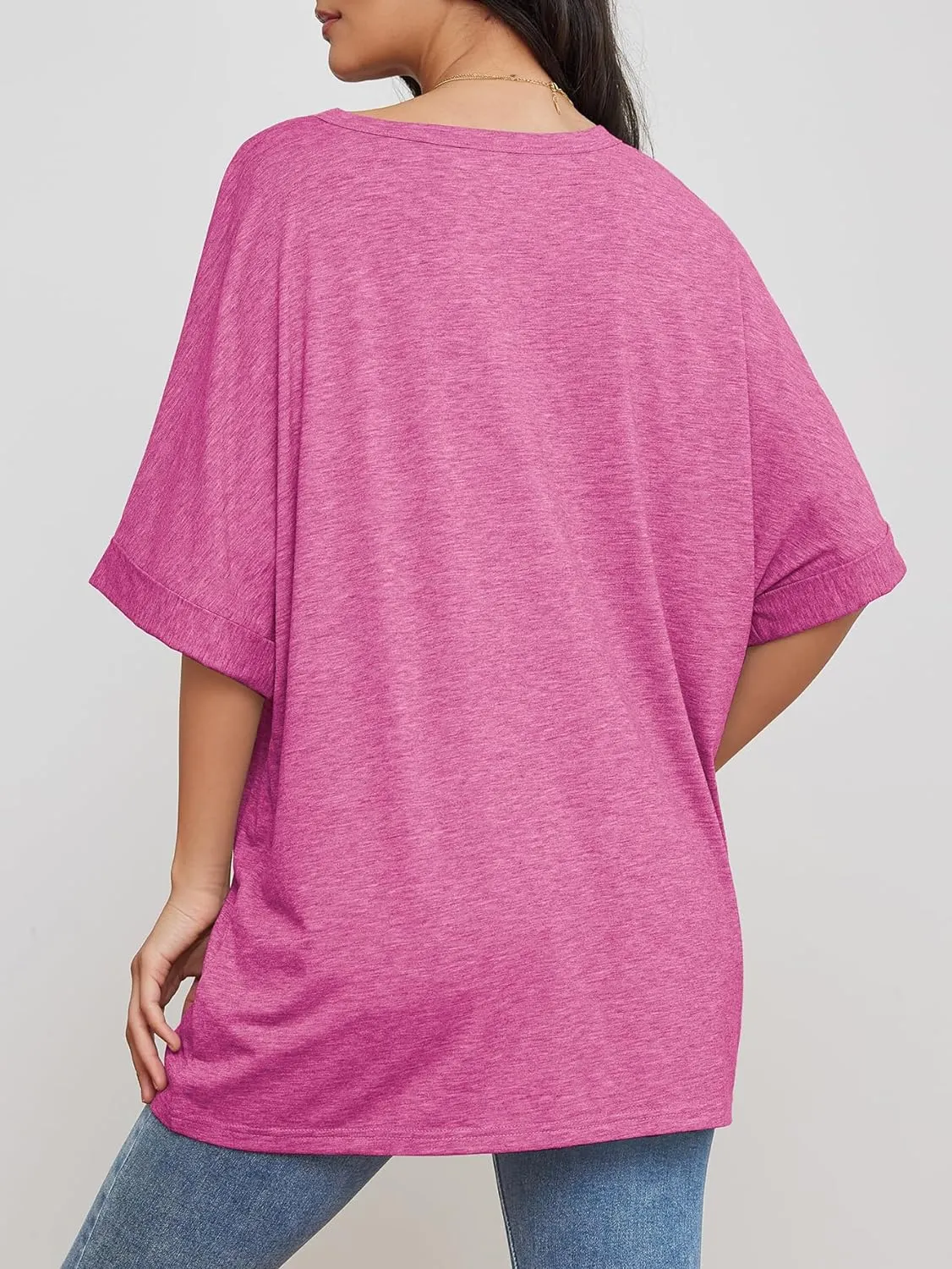 Soft Casual Purple Short Sleeve Top