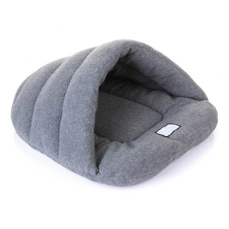 Warm Dog Bed Cave Portable Puppy Kennel Washable Soft Pet Mat Indoor Cat House for Small Medium Dogs Sleeping Bag Pet Supplies
